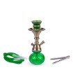 Fajka wodna Shisha 1-wężowa Green Lady 26cm