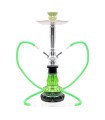 Fajka wodna Shisha 2-wężowa Stairs zielona 45cm