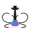 Fajka wodna Shisha 2-wężowa Tęcza 35cm